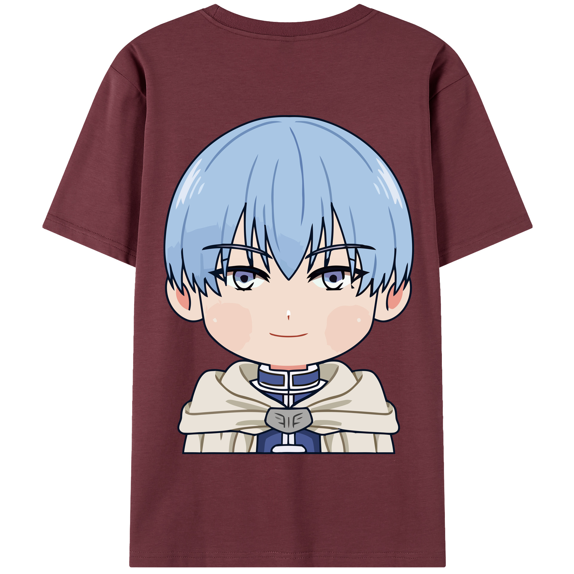 （画像用） 葬送のフリーレン Frieren 綿100％半袖Tシャツ（背面プリント）